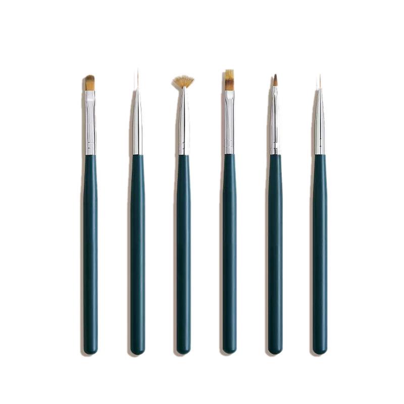 Nail Art Brush Set: Liner, Gradient & Sweep Brushes for Gel Polish
