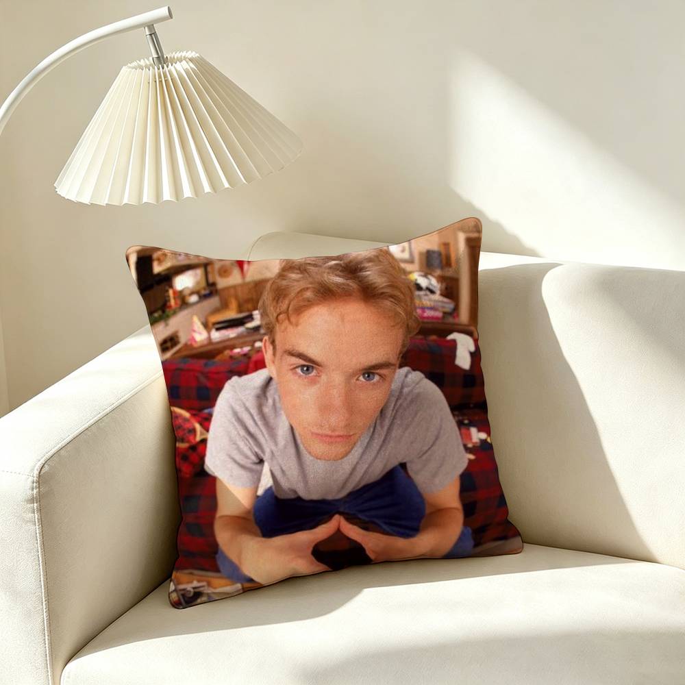 M-Malcolm in the Middle TV Sitcom Square Double-Sided printed Pillow Case Bedroom Bedside Pillow Sofa Cushion Cover