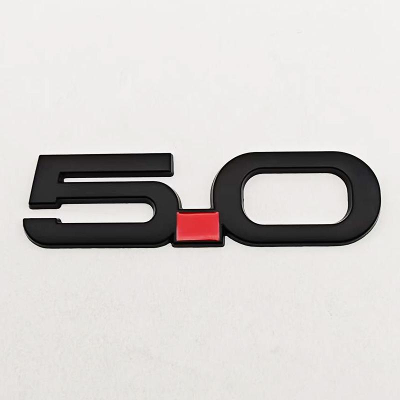 cjgnvt1 3D Metal Car Styling 5.0 COYOTE V8 Logo Badge Rear Trunk Emblem Fender Side Sticker For Ford Mustang GT SHELBY Auto Accessories