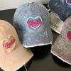 Love Letter Visors Embroidery Denim Snapback Cap Fashion Vintage Baseball Cap  Outdoor