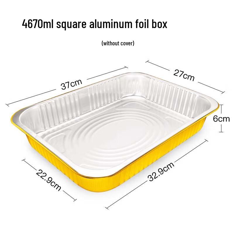 Disposable Aluminum Foil Meal Prep Containers