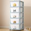 Handun 2-Layer Cartoon Plastic Storage Drawer