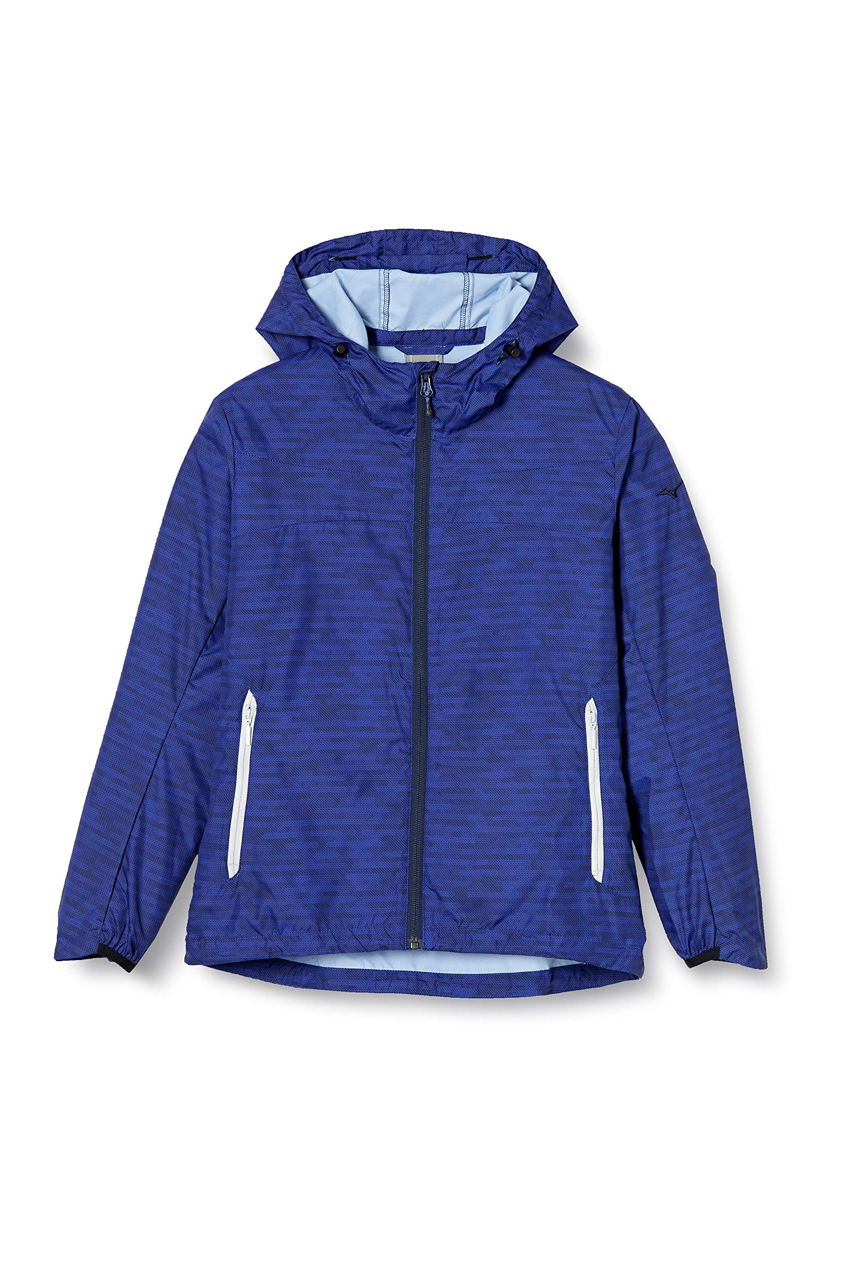 

Mizuno Kasumi Print Trail with Storage Dress Size S Women s Jacket, Water-Repellent, Pouch, Navy, (A2ME8206)