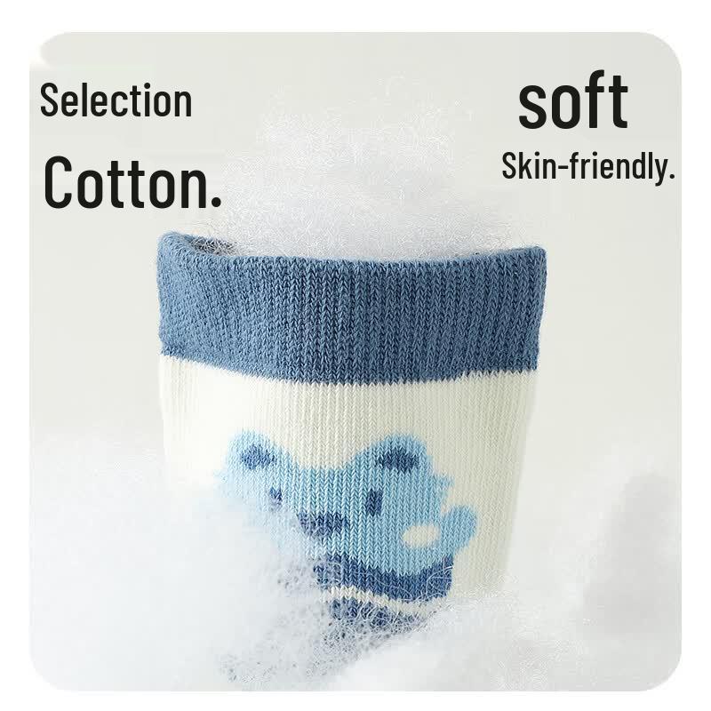MaoRen Boys' Cotton Mid-Calf Socks