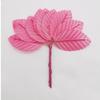 40Pcs Nylon Artificial Silk Rose Leaves Wired Stem Floral Decoration Leaf Artificial Green Leaves DIY Crafts Single Leaf