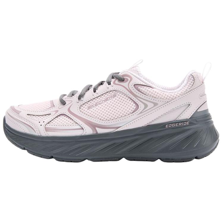 Skechers Edgeride Versatile Comfortable Breathable Lightweight Low-Top Running Shoes Women sneaker Pink Black 150499-BKPK 38