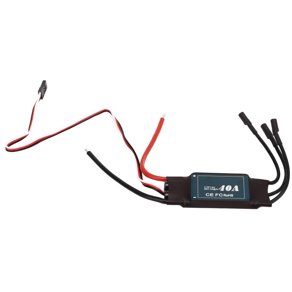 40A RC Electric Speed Controller Empty Mold Silicone Copper RC Brushless Motor ESC for Replacement