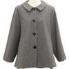 Shiz MAdAm A Line jAcket Long Sleeve Houndstooth For Mom J31759