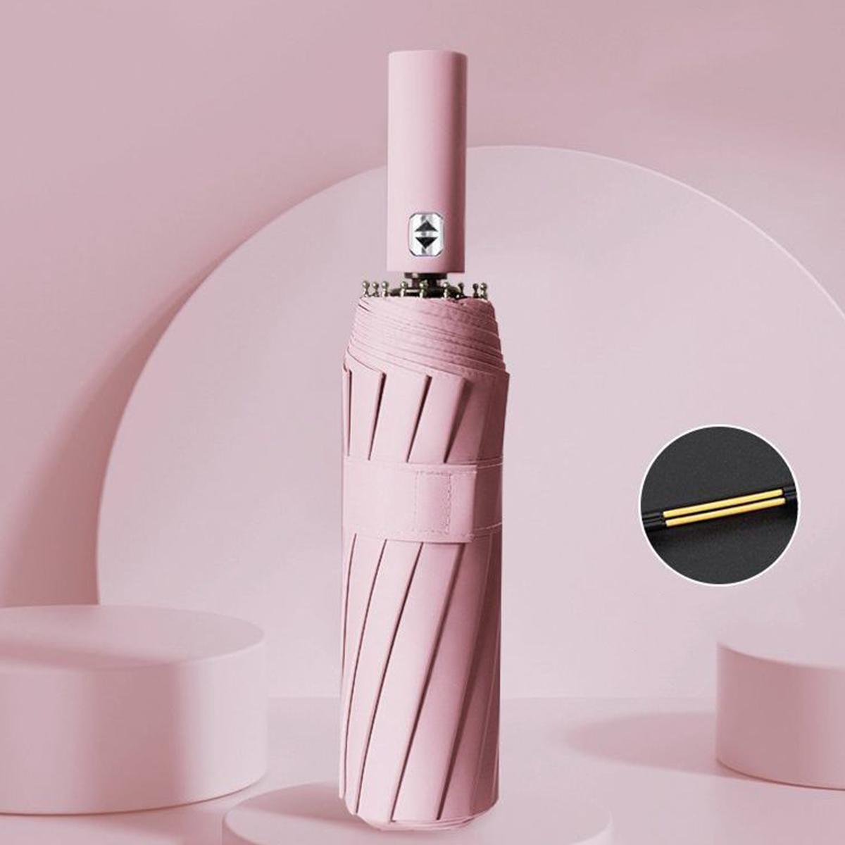 

Супер Высокое Качество Зонт Двойной Прочный Зонт Ветрозащитный и Солнцезащитный для Мужчин и Женщин Солнце 3 Складной Модный Бизнес Зонт