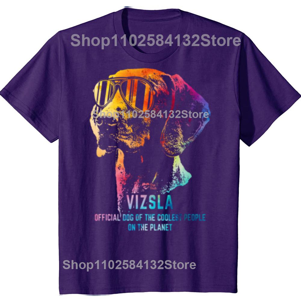 

Funny Vizsla Dog Colorful Graphic Tshirts Men Womens Fashion Casual Tshirt 100 Cotton Loose Oversized T Shirt 4XL