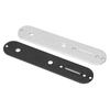 2Pcs Electric Guitar Control Plate Metal Instrument Accessory Silver Black for TL