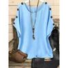 BFCCQB Camicette e camicie casual con scollo a maniche corte e alla moda da donna