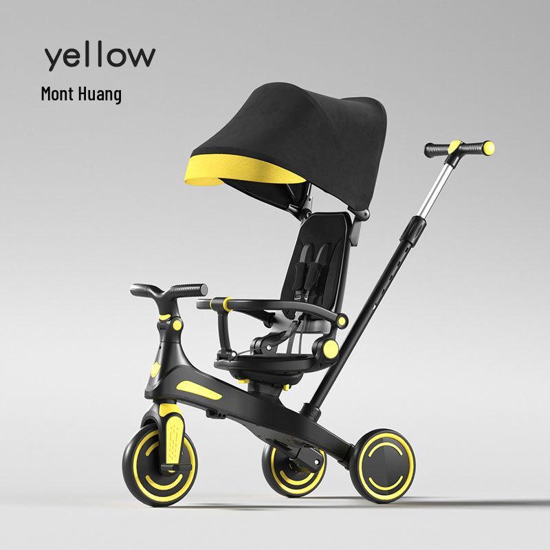 Multifunctional Children's Tricycle & Baby Stroller: 1-3 Years, Reclining, Lightweight Design