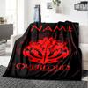 Customiz Name Personality Overlord  Blanket Soft &Warm Sofa Office Bed Travel Lunch Break Blanket, Gift Suitable All Seasons