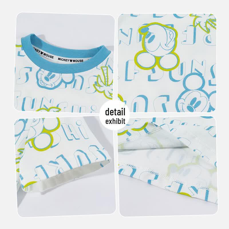 Disney Boys' Cooling Stripe Short Sleeve T-Shirt