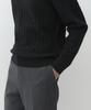 MUSINSA STANDARD [Victoria Wool] Cable Crew Neck Knit [Black]