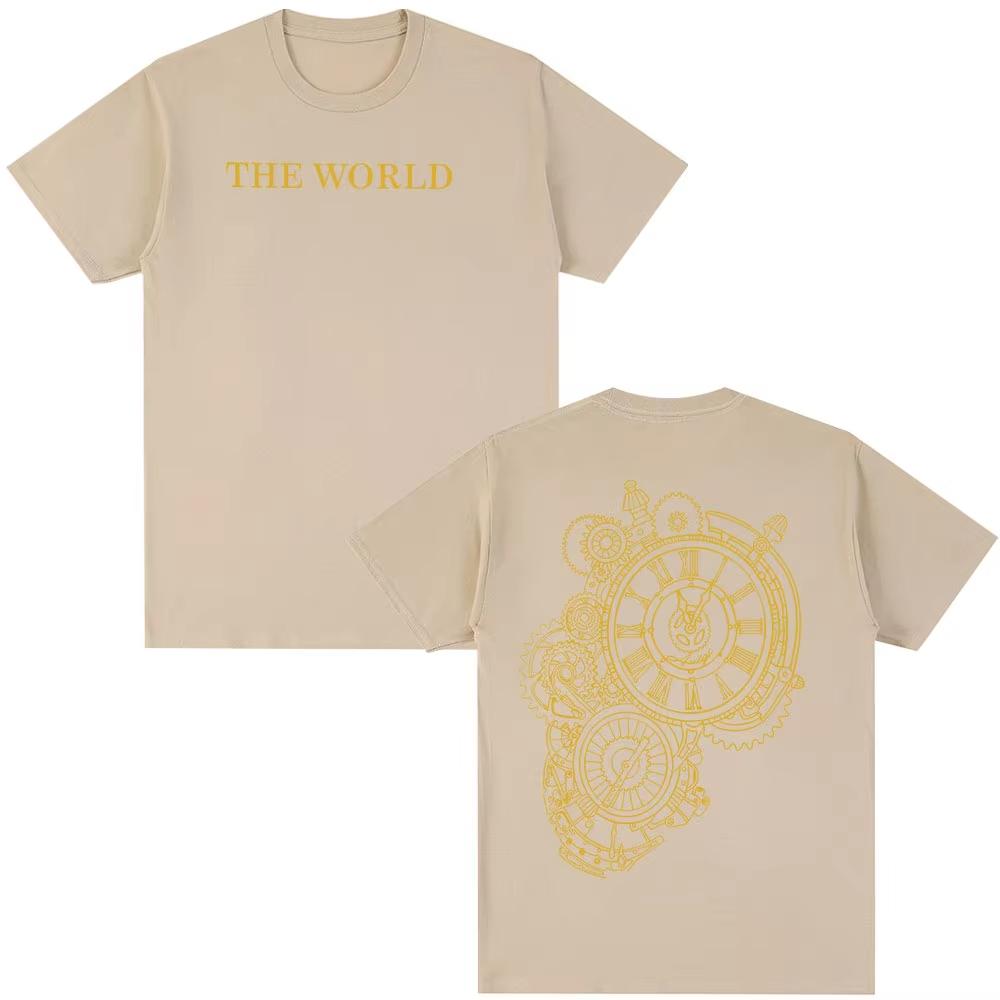 

Anime Jojo Bizarre Adventure Dio Brando The World Unisexga T Shirts Unisexs Casual pure Cotton Short Sleeves Tshirt Streetwear 4XL