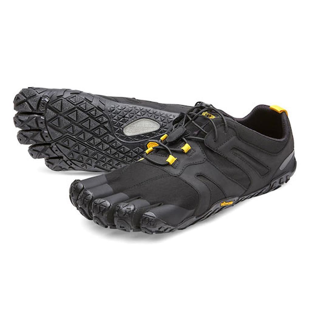 Vibram FiveFingers Shoes for Trail and EU41 Men's V-Trail 2.0 Five-Finger Running, Trekking, Training, 19M7601, Black/Yellow, (25.5cm) [Used]