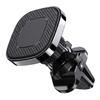 Universal Magnetic Car Phone Holder, Compact Mini Lightweight Stable Adjustable - Black