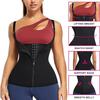 Zippered Women's Body Shaping Tummy Control Waist Corset Neoprene 3-Layer Patch Sweat-wicking Vest Shapewear