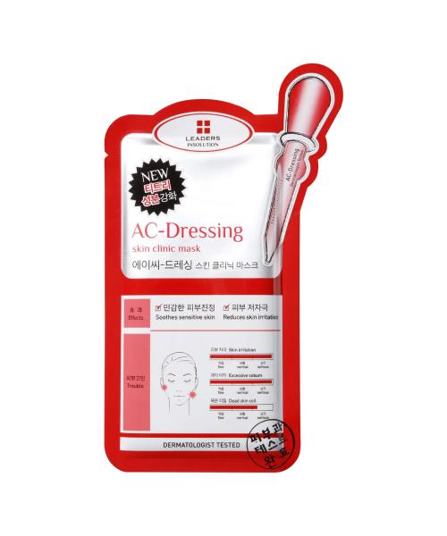 Leaders Cosmetics Insolution AC Dressing Skin Clinic Maske 10 Stück