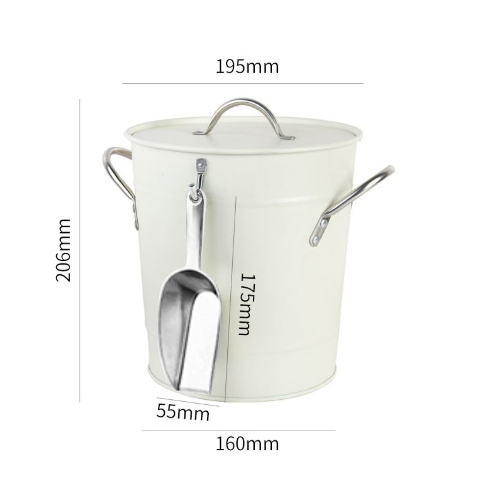 3500ml Beer Chiller Bin Galvanized Iron Beer Cooler Bucket Retro Ice Bucket Champagne