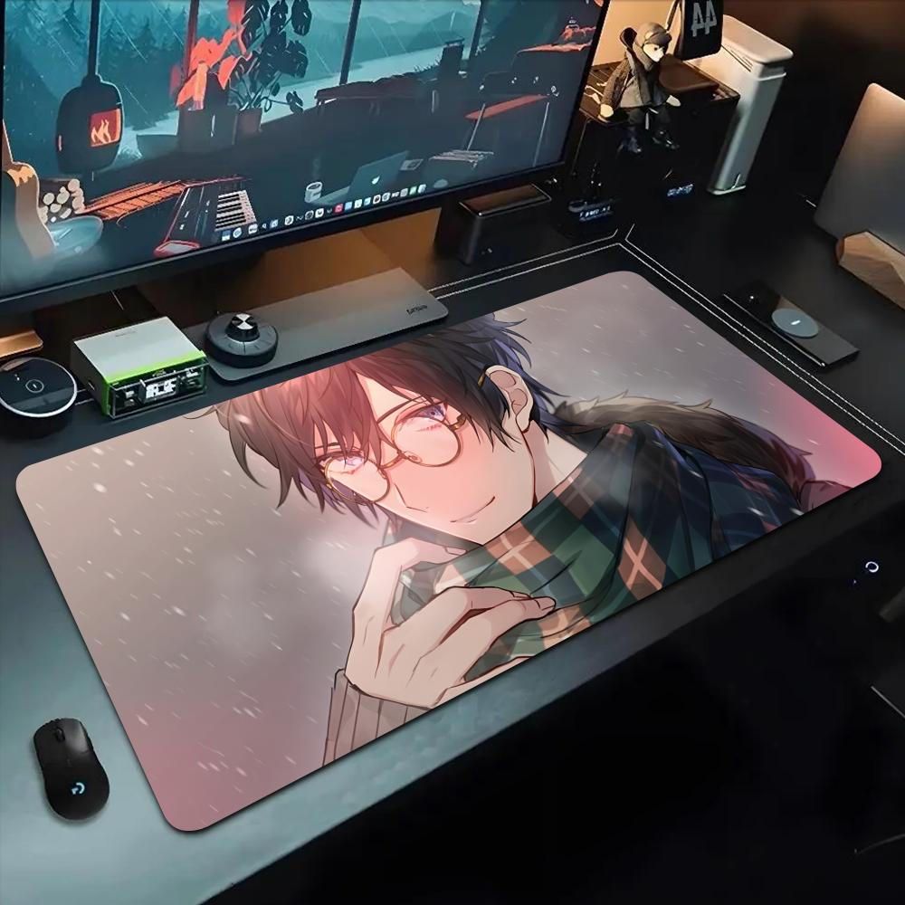 Anime glasses boy Mouse Pad 500X1000 mm Large Gaming Mousepad Gamer XL Rubber Otaku Keyboard Pad Laptop Desk Mat