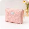Neue Blumenmuster Frauen Make-up-Tasche Toilettenartikel Kosmetik Organizer Reißverschlusstasche Reisewaschbeutel Kosmetiktasche Weibliche Make-up-Taschen