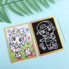 Stickers Art Child Painting Colored Scratch Paper Magic Doodle Board Magic Scratch Drawing Board