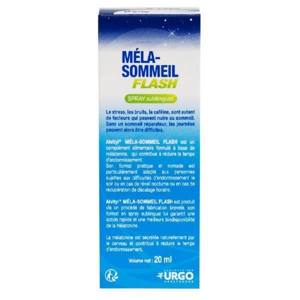 Alvityl Méla-sommeil Flash Mélatonine Spray Dès 18 Ans 20ml
