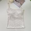 2024 Japanese Floral Ice Silk Lace Camisole - Summer Top for Women