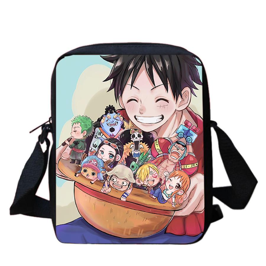 One Piece Crossbody Bag, Lightweight Adjustable Casual Shoulder Bag for Boys and Girls Age 6-10, Unisex Kids School Sling Bag