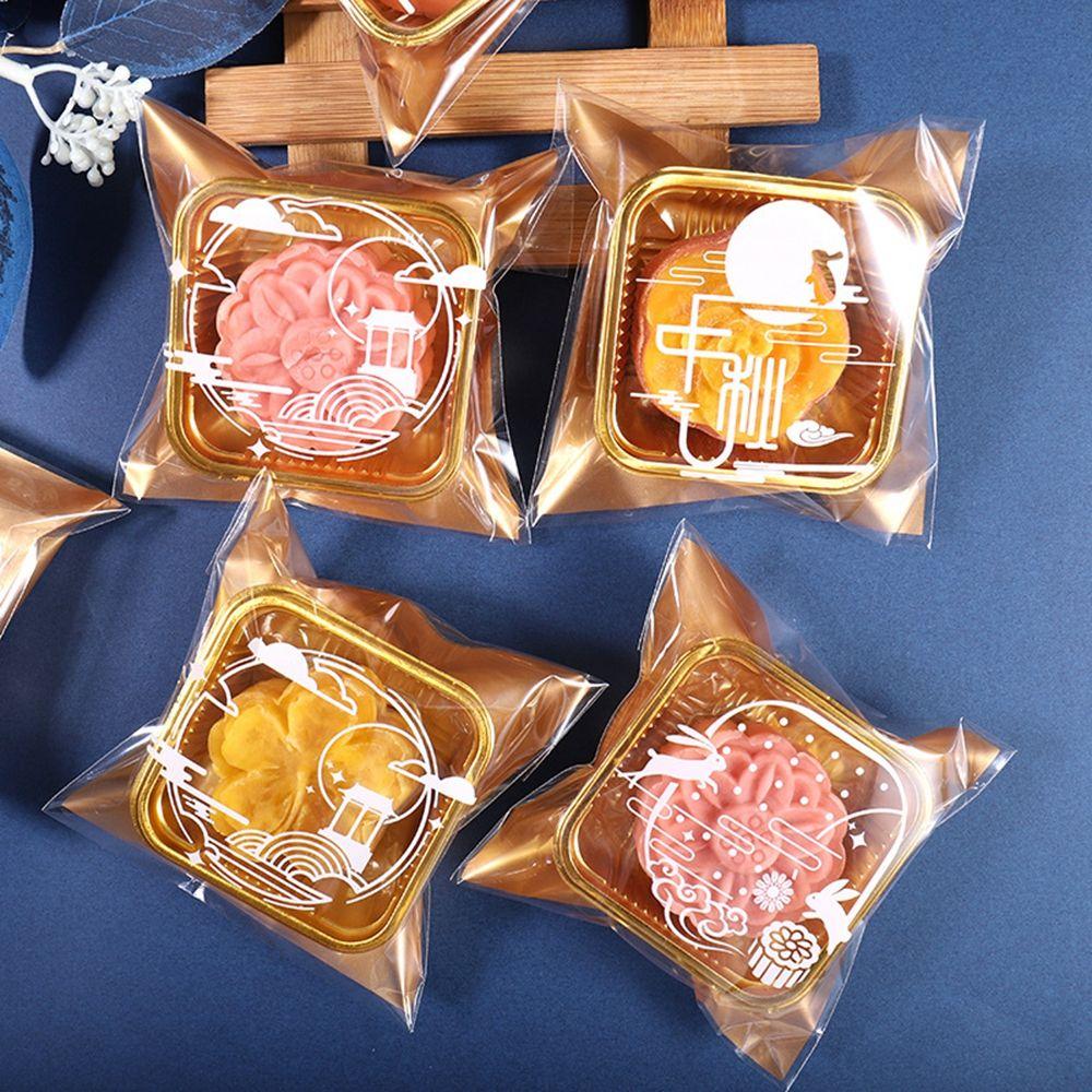 Verpackungsmaterialien Süßigkeiten Kekse Mondkuchenbeutel Partyzubehör Keks Süßigkeitenbeutel Mondkuchenbehälter