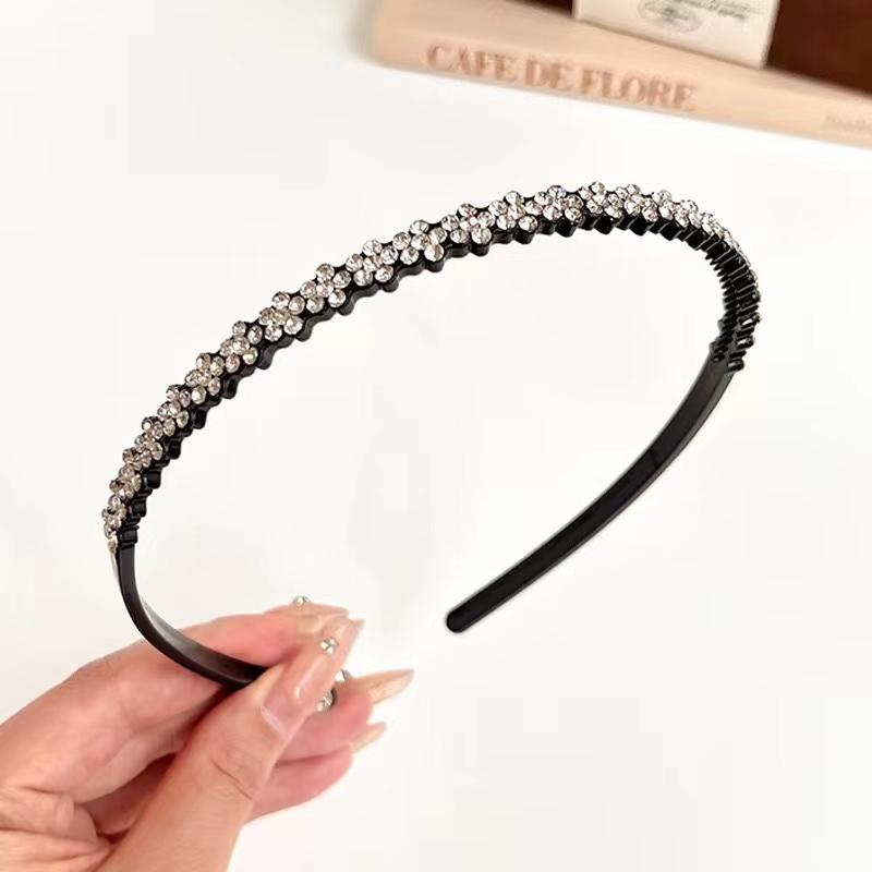 

Европейский и американский хрустальный ретро-ободок для женщин и девочек, элегантный ободок для волос для свадебной вечеринки, аксессуары для волос one size белый