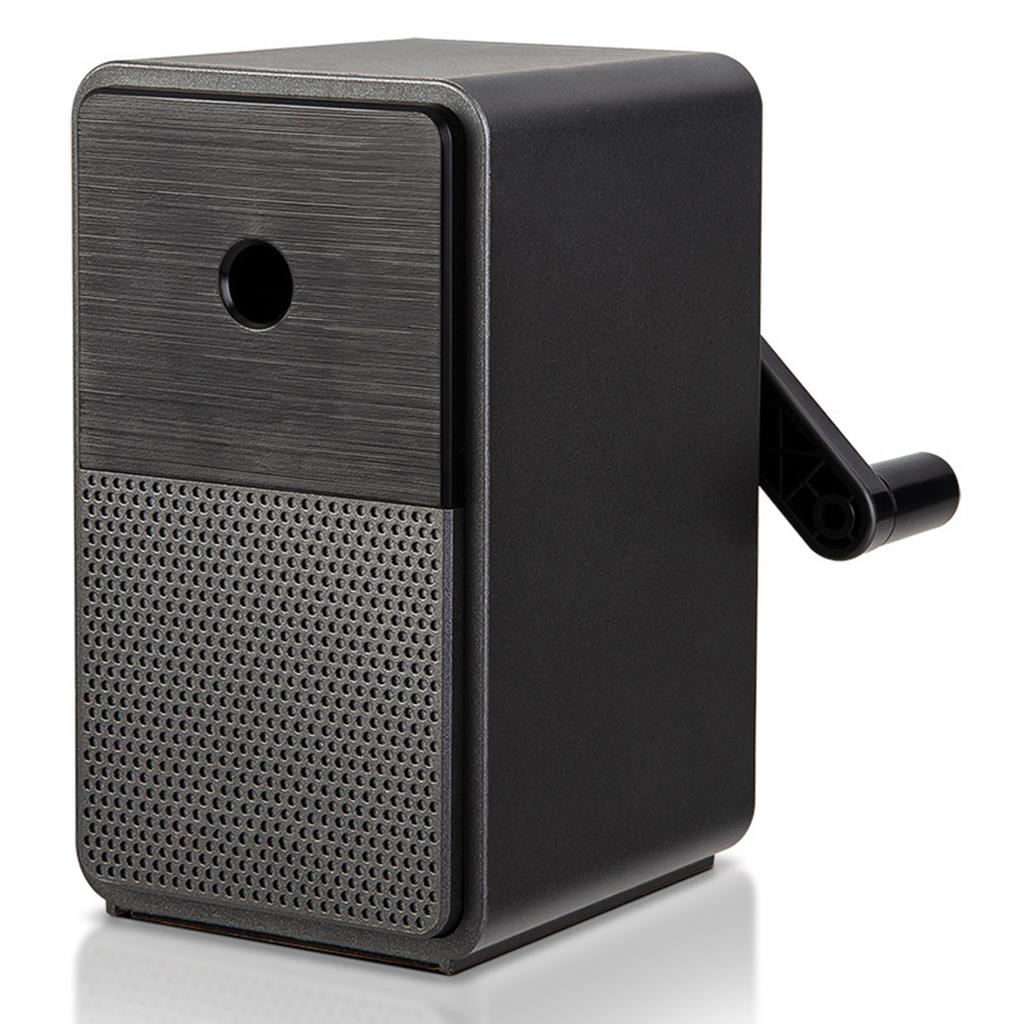 Temperówka z korbką ręczną, 5 regulowanych poziomów, duża pojemność, pojemnik na wióry, ostry ołówek artystyczny