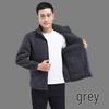 Men's Plus Size Fleece Jacket: Loose Fit for Middle-aged and Elderly, Perfect for Autumn and Winter