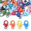Heart-shaped Keychain Exquisite Peach Heart Jewelry Buckle Alloy Spray Paint Accessories Handmade DIY