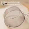 Stainless Steel Kitchenware Skimmer Strainer, Fine Mesh Slotted Spoon with Cooking Utensil for Noodles Long Handle, Rustproof Kitchen Tool Frying