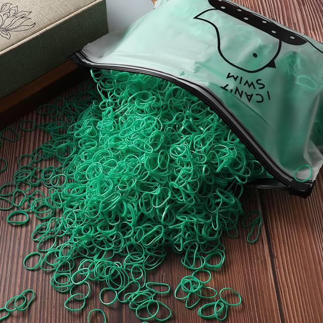 1000 маленьких резинок для волос: Безопасные для детей, нежные резинки для завязывания волос