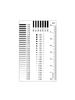 Hot Sale Badge gauge Stain card Point gauge wire gauge film ruler Stain contrast ruler
