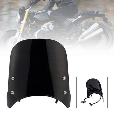 Windshield WindScreen Fit for BMW R nineT Scrambler 2014-2024 Black