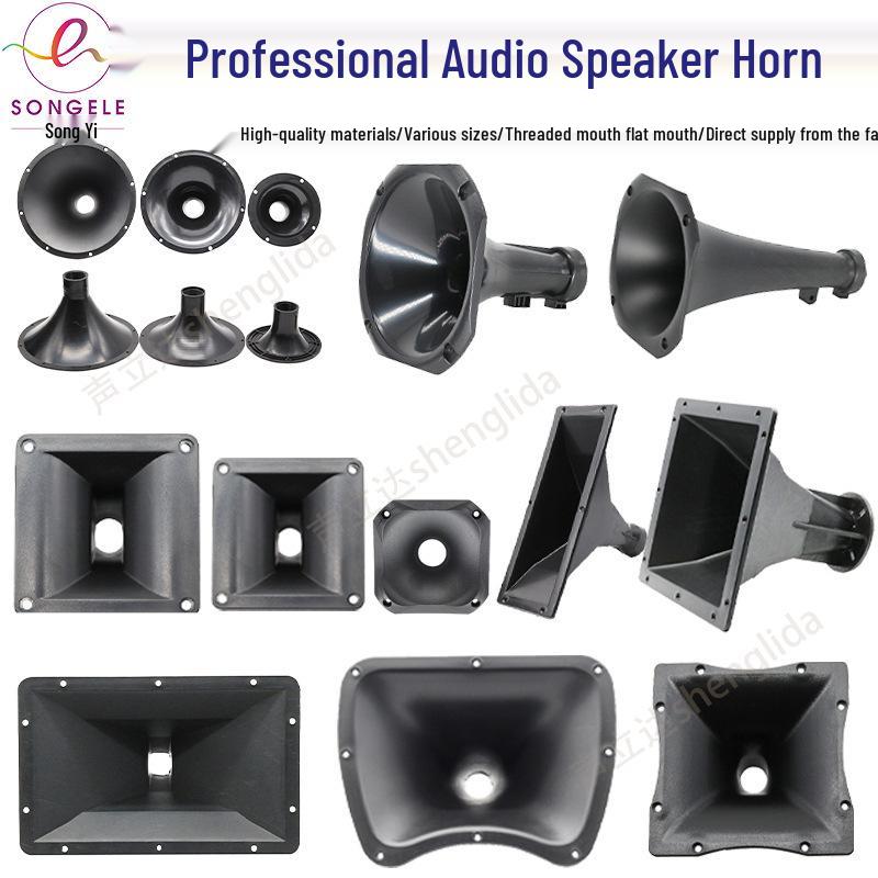 4 to 14-inch Speaker Tweeter Horn Driver with Flat & Screw Mouth