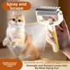 Stainless Steel Pet Hair Thinning Brush Anti-tangle Cat Undercoat Remover  Hairs Cleaning