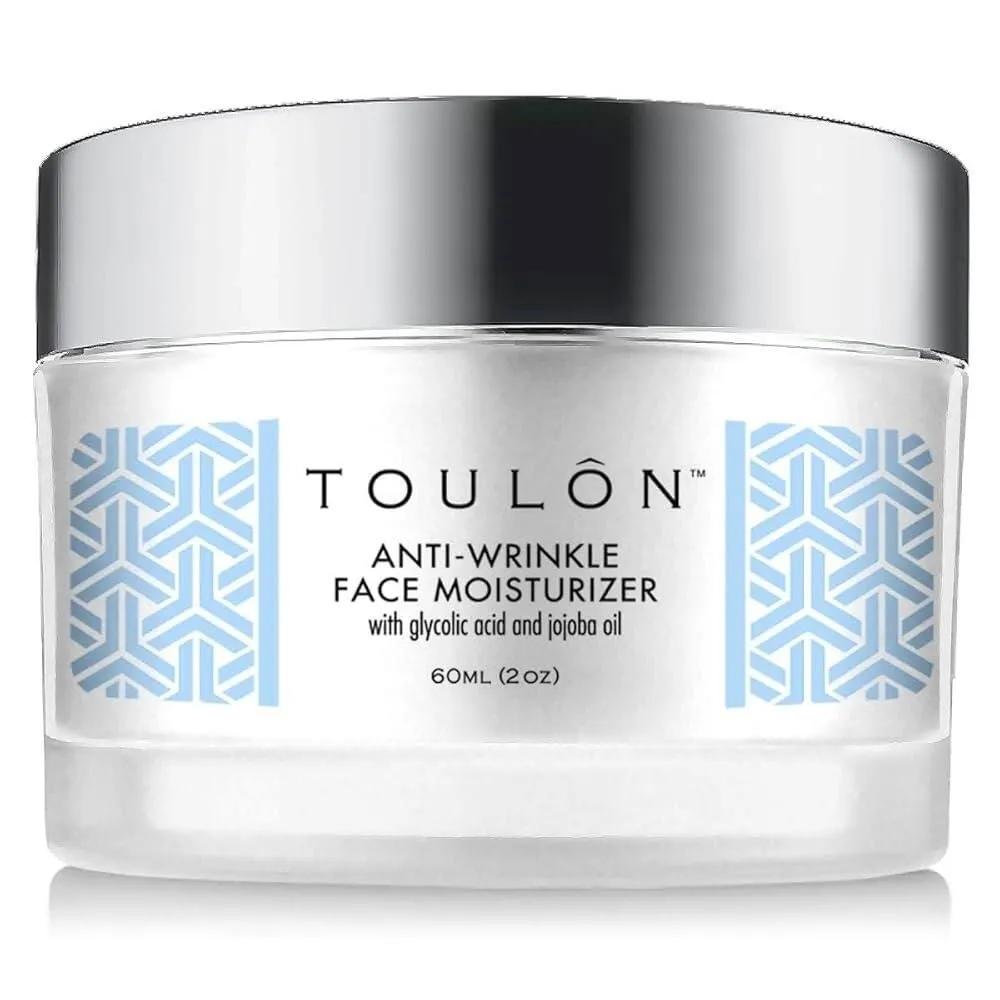

TOULON Glycolic Acid Cream 10% Face Moisturizer. The best alpha hydroxy acid product. Exfoliation. Acne-prone skin.