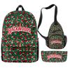 Christmas Backpack Backwoods Cigar Star Backpack Peripheral Set Backpack Satchel Pencil Case Set