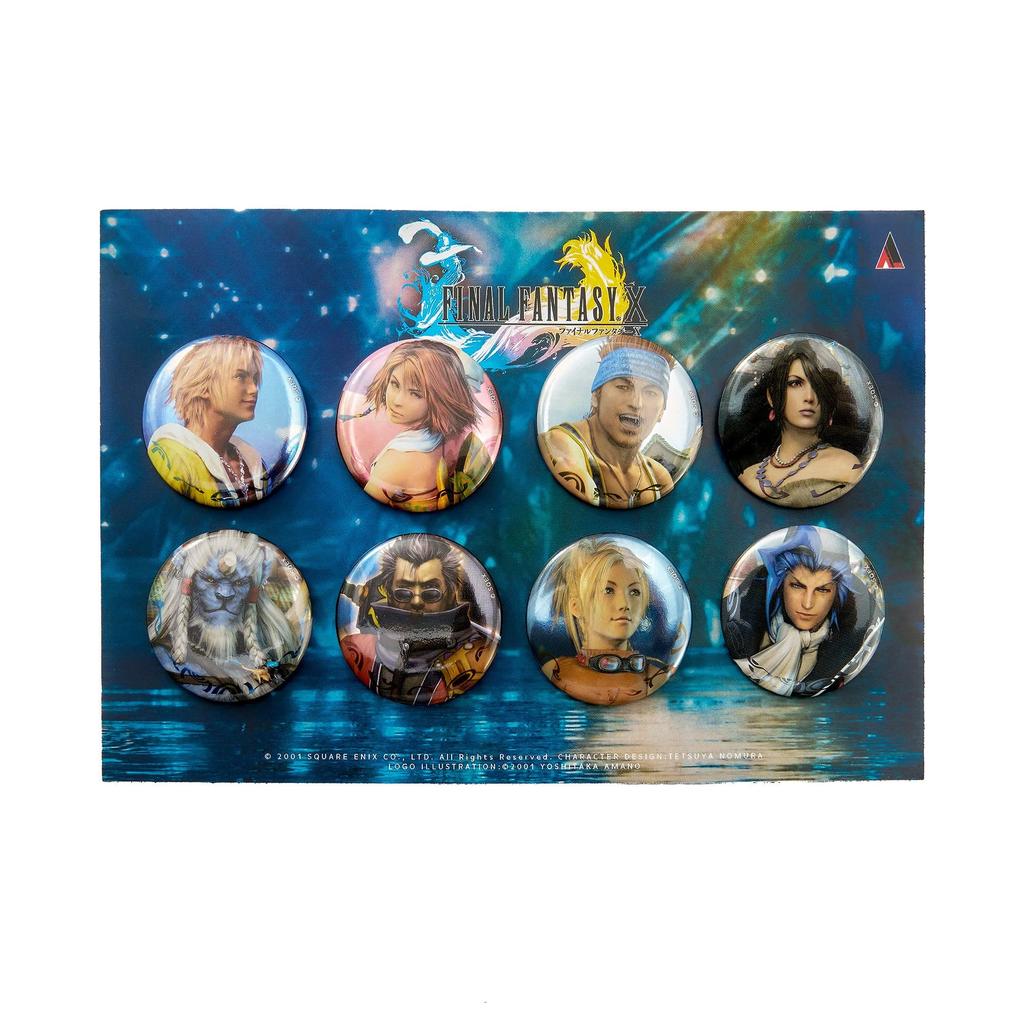 Final Fantasy X Can Badge Set