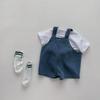 Summer Baby Clothing Set Toddler Girls Clothes Suit Infant Tee and Denim Overall  Boys Outfit