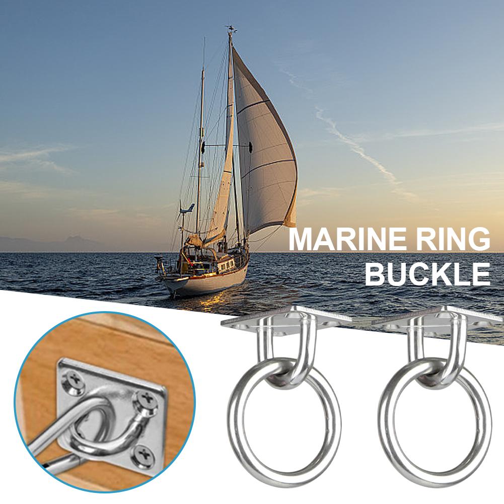 304 Nerezová Očnice Deska Spona Háček Smyčka Tvar U Kování pro Plachtu na Stínění Pro Zeď Strop Závěsná Lůžka Háčky Zvedací M0V6