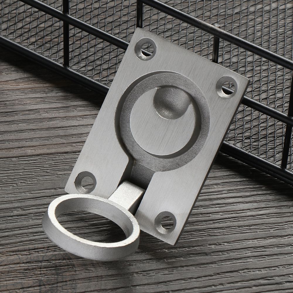 Kitchen Marine Cabinet Door Knobs Cupboard Handles Recessed Flush Pullers Deck Hatch Pull Ring
