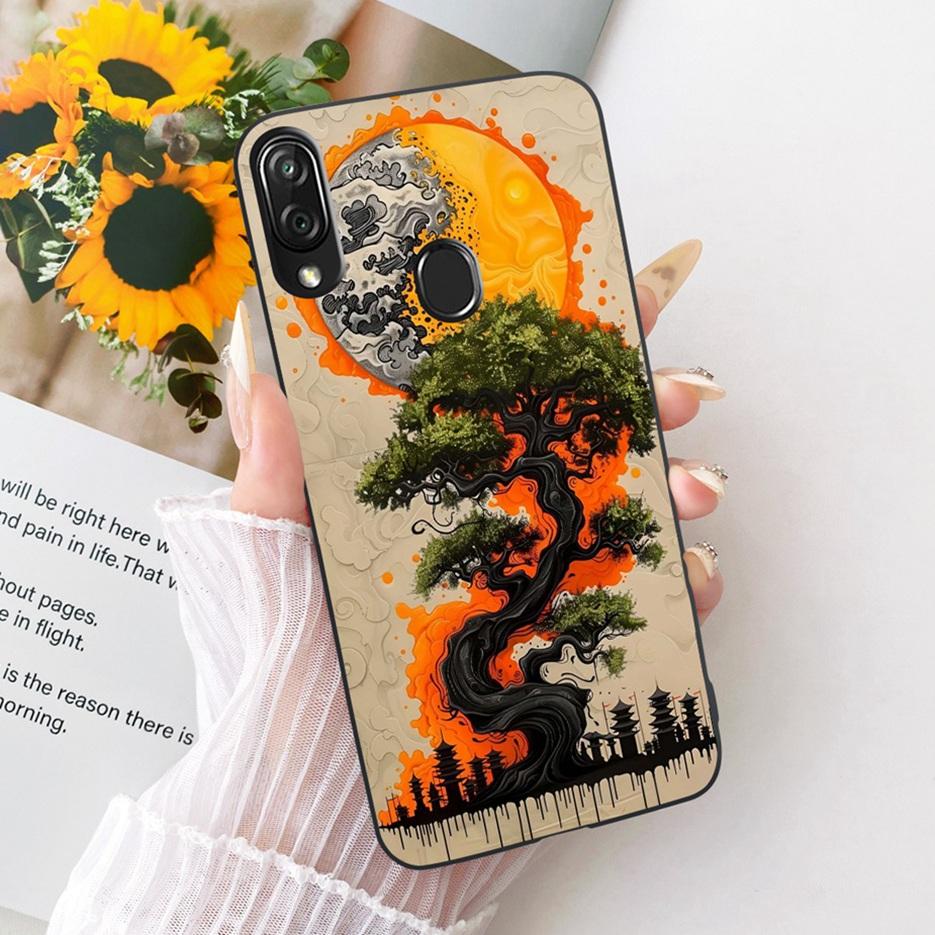 For ZTE Blade V10 Vita Case Luxury Flowers Butterfly Painted Cover Soft TPU Phone Case For ZTE Blade V10 2019 V10Vita Funda Bags